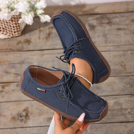 Damen Freizeitschuhe mit komfortabler Schnürung und rutschfester Sohle EB