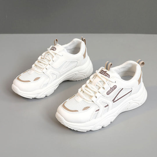 Damen modische und bequeme Sneakers mit atmungsaktiver Netzoberfläche EB