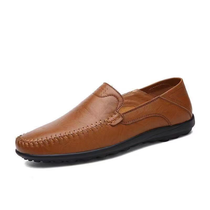 Herren Elegante Mokassins aus weichem Leder EB