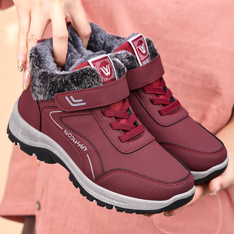Damen Isolierte Winterstiefel mit rutschfester Sohle und kuscheligem Innenfutter EB