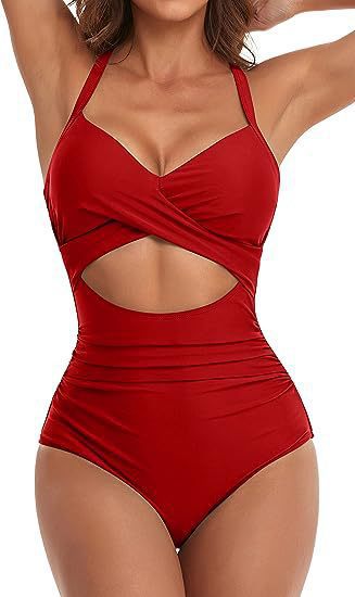 Damen Cut-Out Badeanzug EB