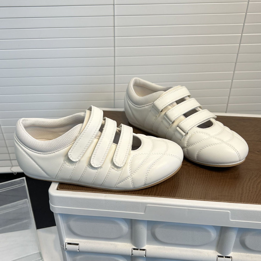 Damen Komfortable und atmungsaktive Sneakers mit verstellbarem Klettverschluss EB