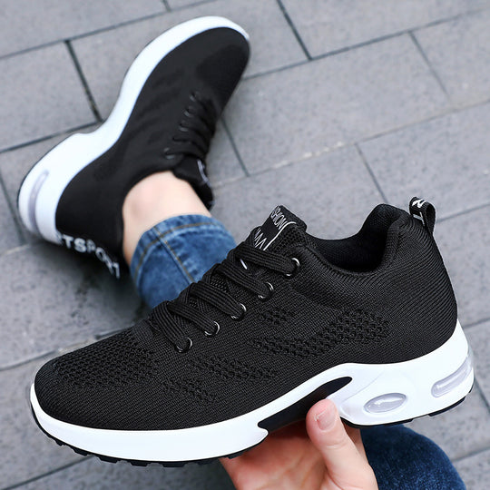 Damen Sportliche Sneaker mit luftiger Mesh-Oberfläche und Dämpfungstechnologie EB