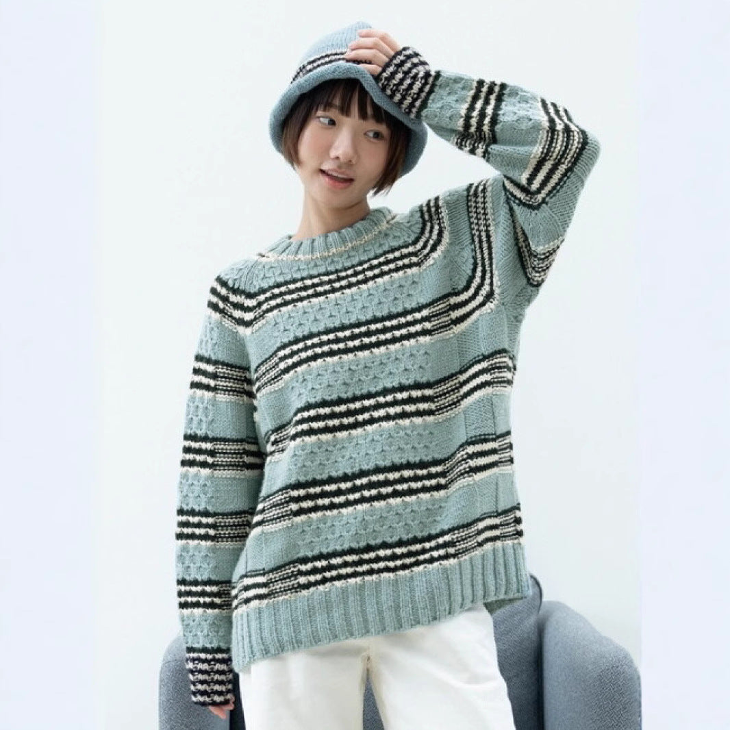 Damen gestrickter Pullover EB