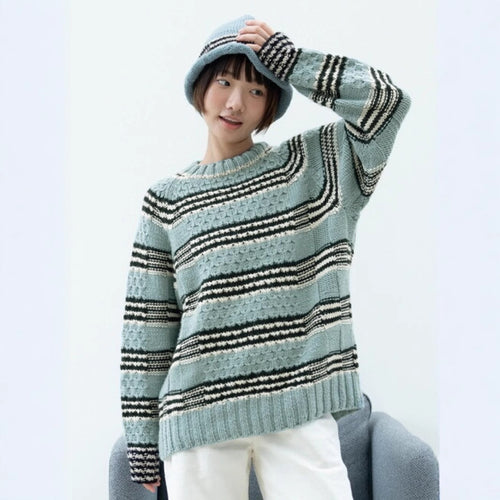 Damen gestrickter Pullover EB