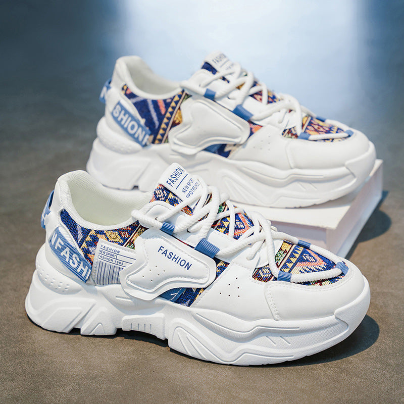 Damen Modische Chunky Sneakers mit innovativem Sohlenprofil und einzigartigem Design EB