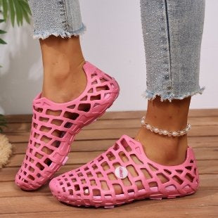 Damen Freizeit Clogs aus atmungsaktivem Material EB