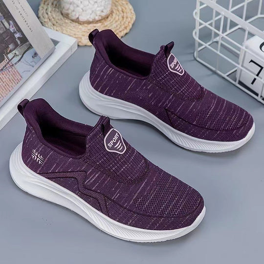 Damen Sneakers im sportlichen Design mit elastischem Schaft und rutschfester Sohle EB