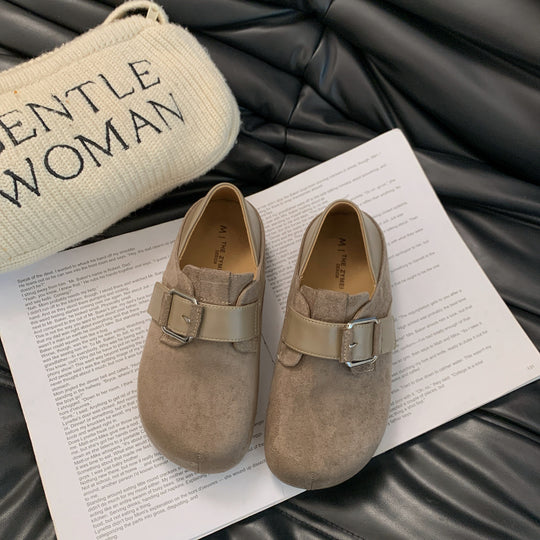Damen komfortable Clogs mit modischer Schnalle EB