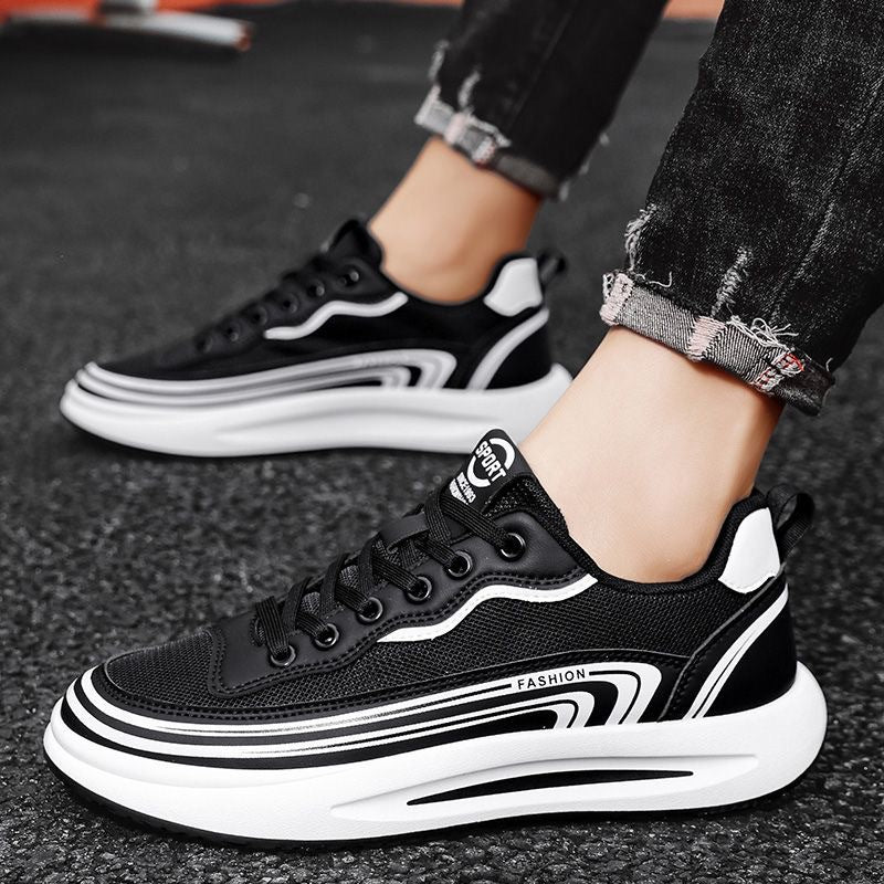 Damen Sportliche Sneakers mit atmungsaktiver Mesh-Oberfläche und stabiler Laufsohle EB