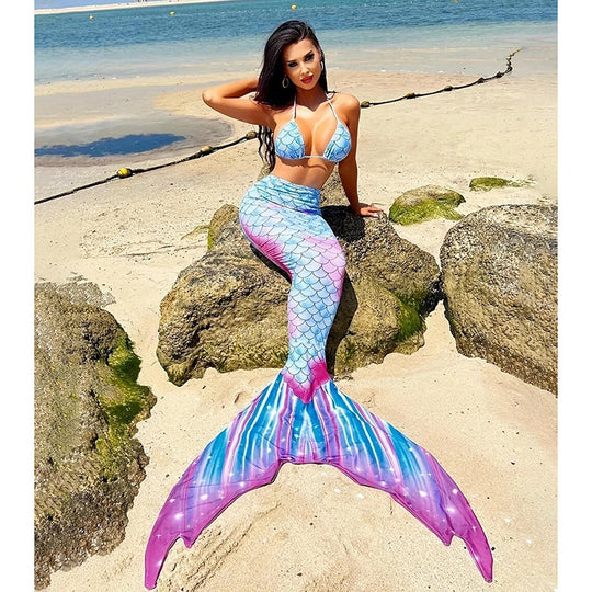 Damen Meerjungfrau Schwimmanzug EB