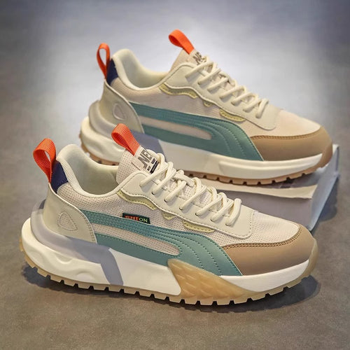 Damen Sportliche Sneakers mit dämpfender Sohle und atmungsaktivem Obermaterial EB