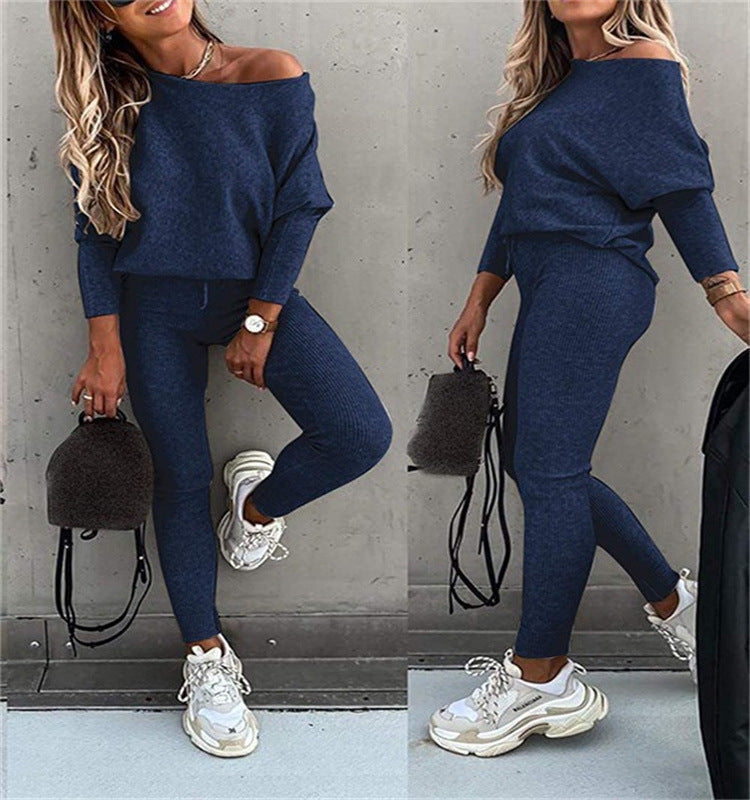 Damen Casual Strickanzug EB