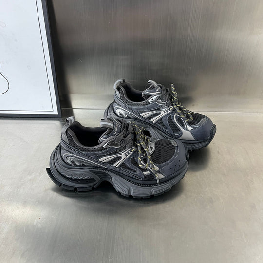 Damen Sportliche Sneakers mit atmungsaktivem Mesh-Einsatz und dämpfendem Komfort EB