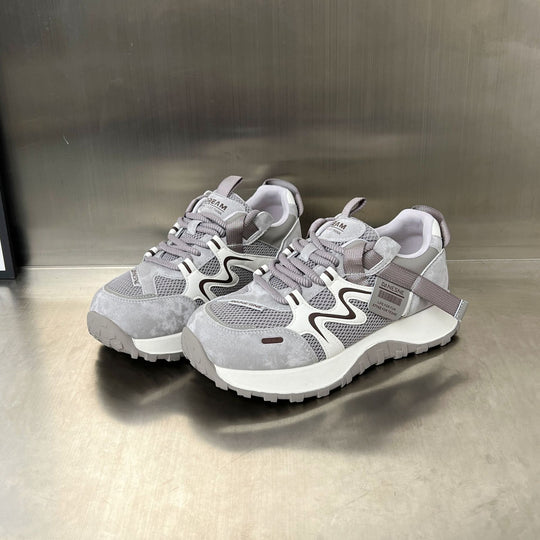 Damen Sportliche Sneakers mit ergonomischer Dämpfungstechnologie und rutschfester Sohle EB