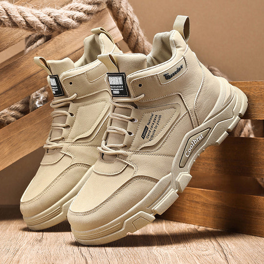Damen robuste und atmungsaktive High-Top Sneakers EB