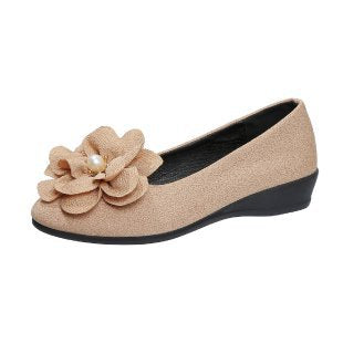 Damen elegante Ballerinas mit modischer Schleifen-Applikation EB