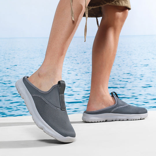 Damen nan leichte Schnelltrocknende Strand- und Pool-Slipper aus atmungsaktivem Wabenmesh mit flexibler profilierter Leichtsohle EB