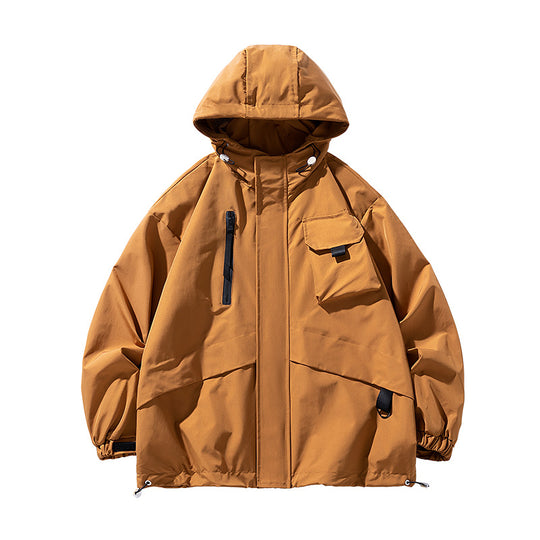 Herren Winddichtes Parka-Jacke EB