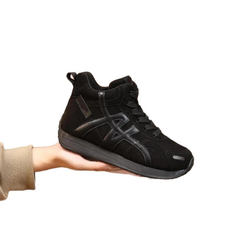 Damen Hohe Sneakers mit rutschfester Sohle und bequemer Polsterung EB