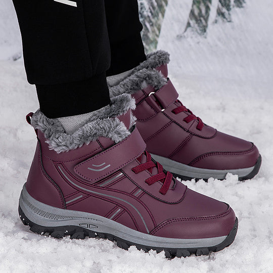 Damen isolierte Winterstiefel mit rutschfester Sohle EB