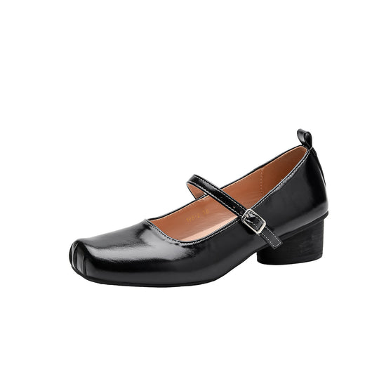 Damen Ballerina Schuhe mit elegantem Riemen und spitz zulaufendem Design EB