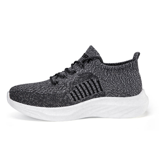 Damen Sportliche High-Top Sneakers mit atmungsaktivem Netz-Obermaterial EB