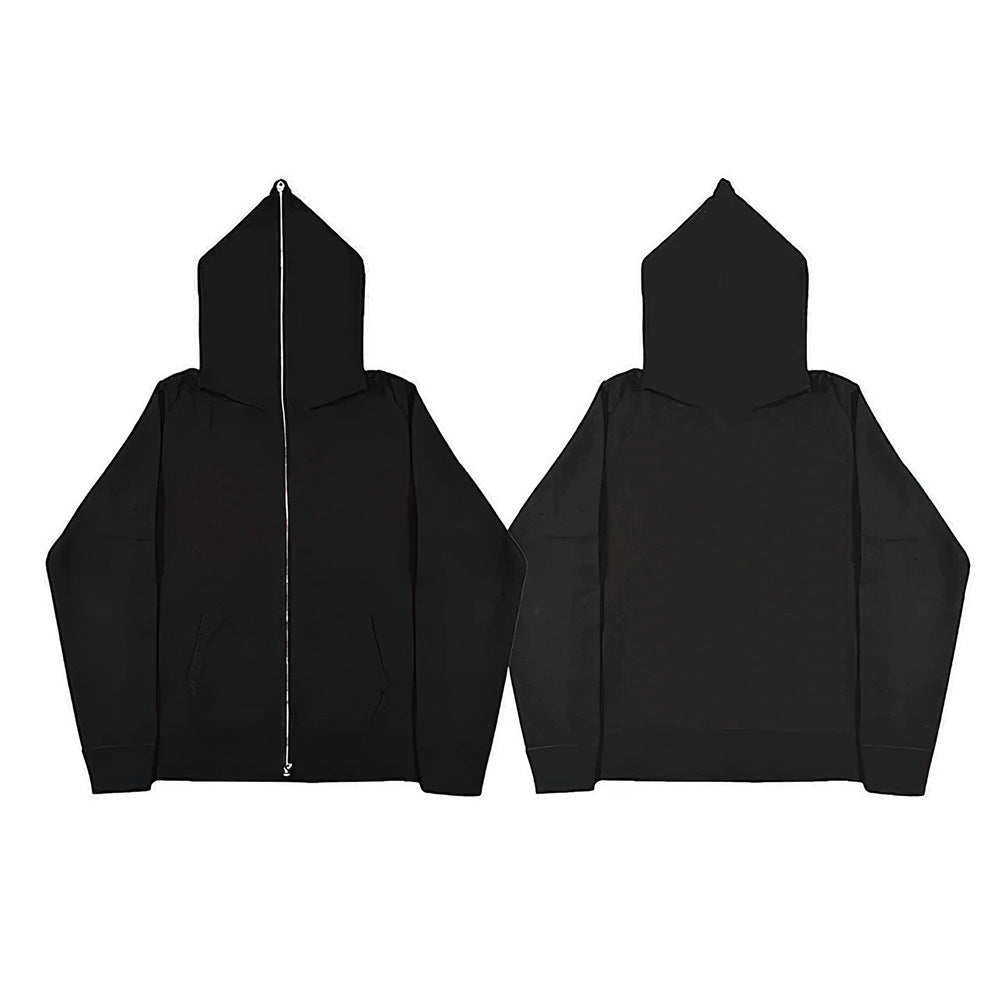 Unisex nan leichter Reißverschluss-Hoodie mit minimalistischer Nahtführung und ergonomischer Kapuze EB