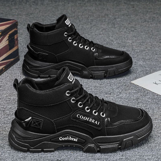 Damen Robuste High-Top Sneakers mit dämpfender Sohle und strapazierfähigem Obermaterial EB