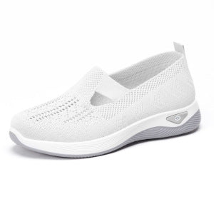 Damen nan leichte gestrickte Slipper mit orthopädischer Komfortsohle EB