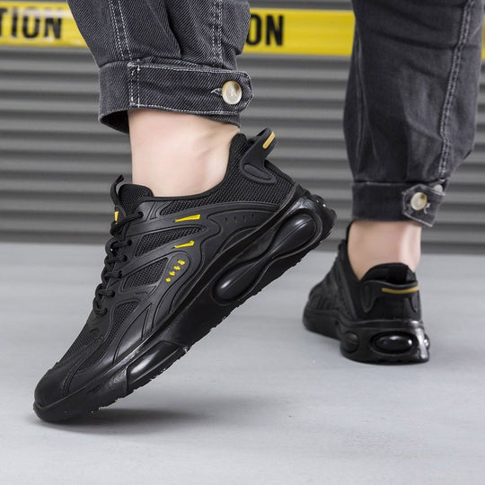 Damen Sportliche Dämpfungssneaker mit atmungsaktiver Mesh-Oberfläche EB