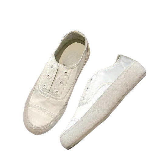 Damen trendige Slip-On Sneakers mit metallic-finish EB