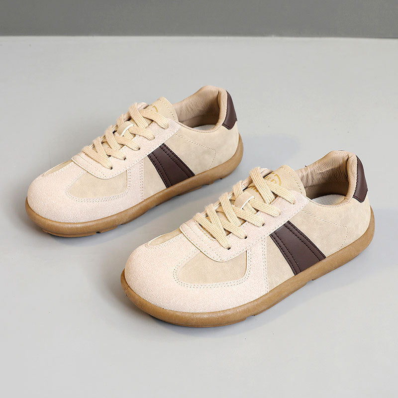 Damen Sportliche Sneakers mit atmungsaktiver Oberflächenstruktur und rutschfester Sohle EB