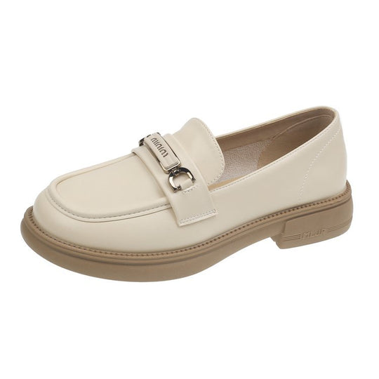 Damen Edle Loafer mit modischem Schnallenakzent und komfortabler Sohle EB