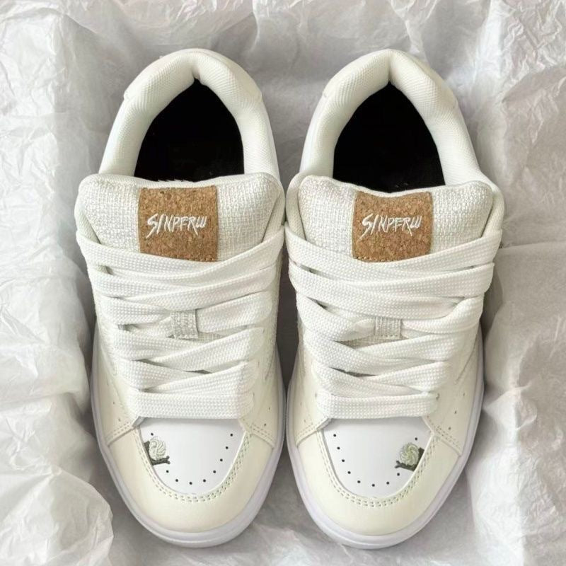 Damen Sportliche Sneakers mit tierischen Motiven und atmungsaktiver Oberflächenstruktur EB