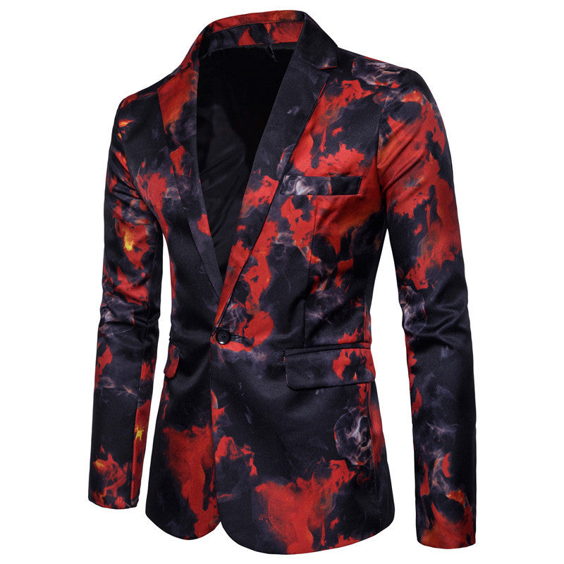Herren modischer Blazer mit kunstvollem Farbverlauf EB