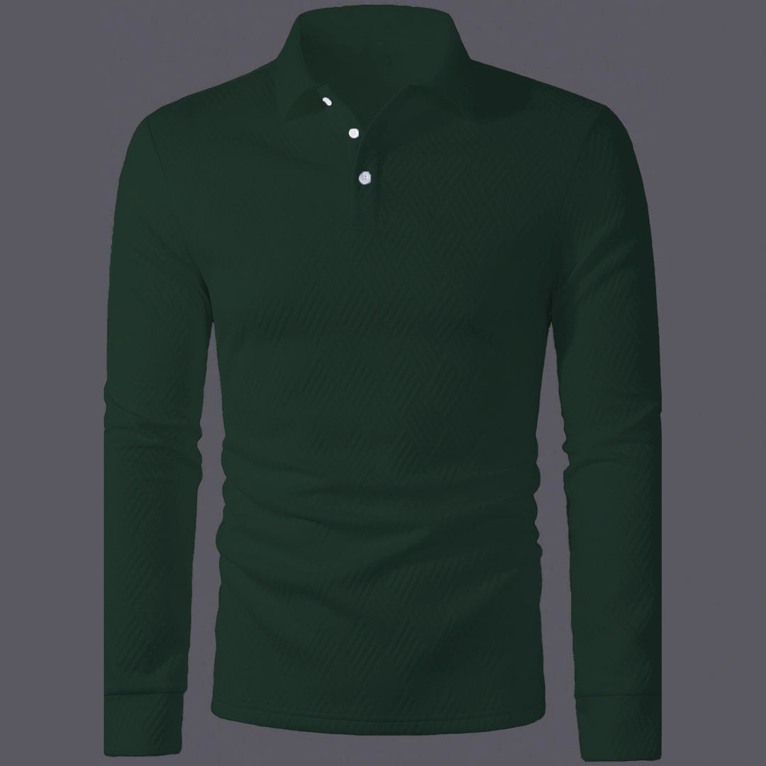 Herren Langarm Polohemd EB