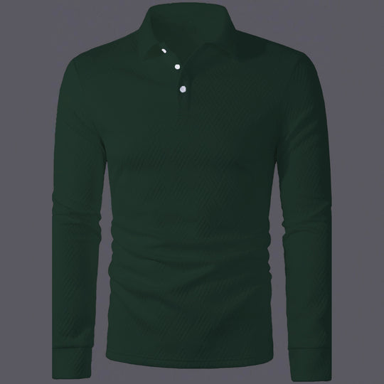 Herren Langarm Polohemd EB