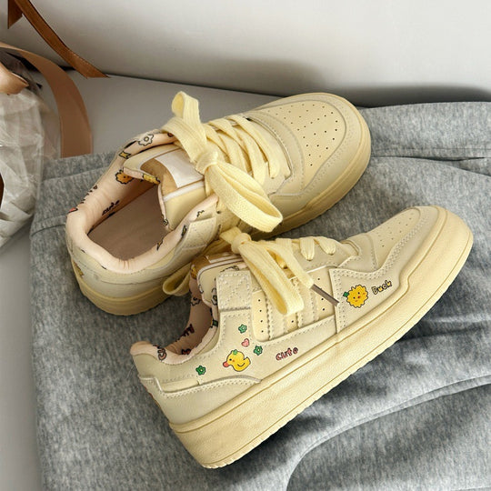 Damen Sneakers mit verspieltem Tiermotiv und komfortablem Innenfutter EB