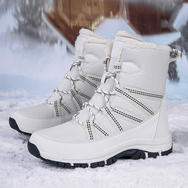 Damen Isolierte Winterstiefel mit rutschfester Sohle und atmungsaktivem Obermaterial EB