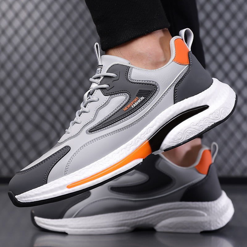 Damen Sportliche Freizeit Sneakers mit atmungsaktiver Oberfläche und stoßdämpfender Sohle EB