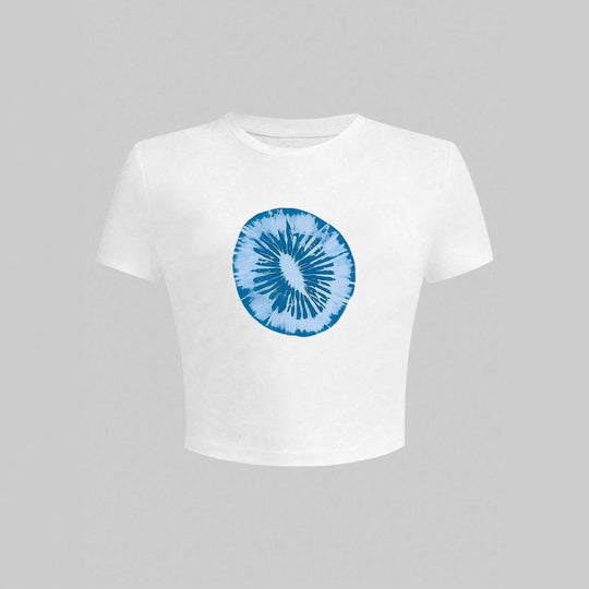 Damen T-Shirt mit kreativem grafischen Design und urbanem Statement EB