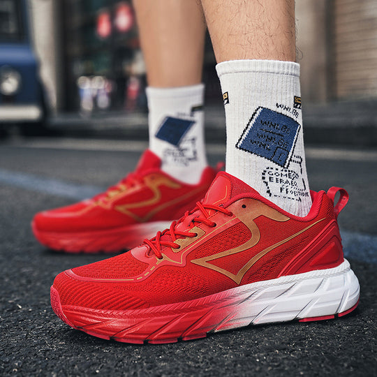 Herren Hochleistungs-Laufschuhe mit atmungsaktivem Mesh-Obermaterial und Stoßdämpfungstechnologie EB