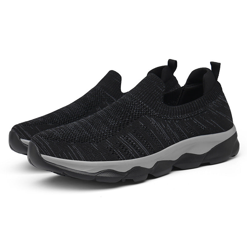 Damen Atmungsaktive Slip-On Sneakers mit flexiblem Sohlenaufbau EB