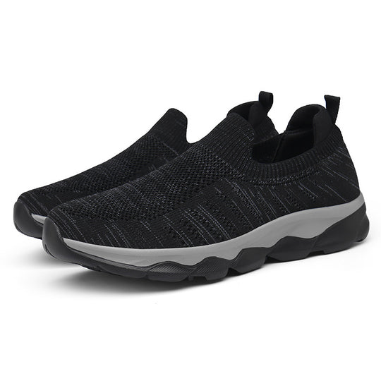 Damen Atmungsaktive Slip-On Sneakers mit flexiblem Sohlenaufbau EB