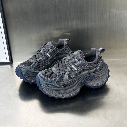 Damen Sportliche Lauf-Sneaker mit dämpfendem Fußbett und atmungsaktiver Oberflächenstruktur EB