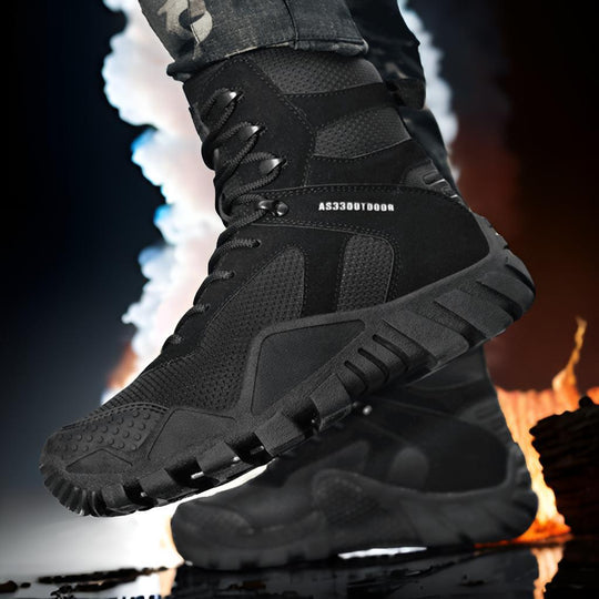 Herren Camouflage Wanderschuhe mit funktionalem Design und rutschfester Sohle EB