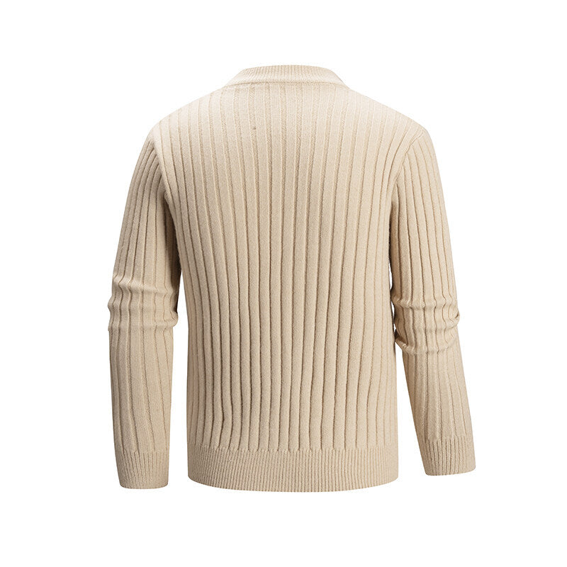 Herren Rollkragenpullover mit strukturierter Strickoberfläche EB