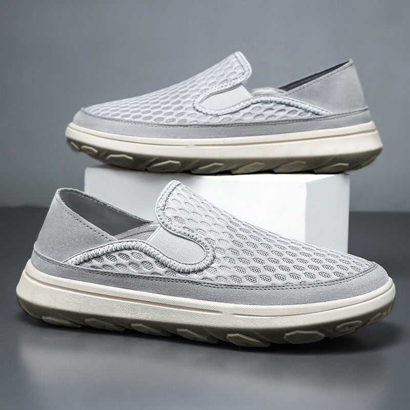 Damen Atmungsaktive Slip-On Freizeitschuhe mit flexibler Sohlentechnologie EB