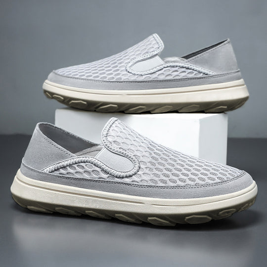 Damen Atmungsaktive Slip-On Freizeitschuhe mit flexibler Sohlentechnologie EB
